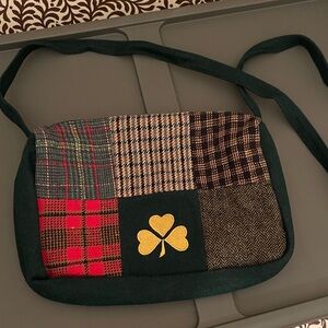 Irish Patchwork Crossbody Purse.